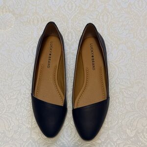 Lucky Brand Women's Dark Blue Flats